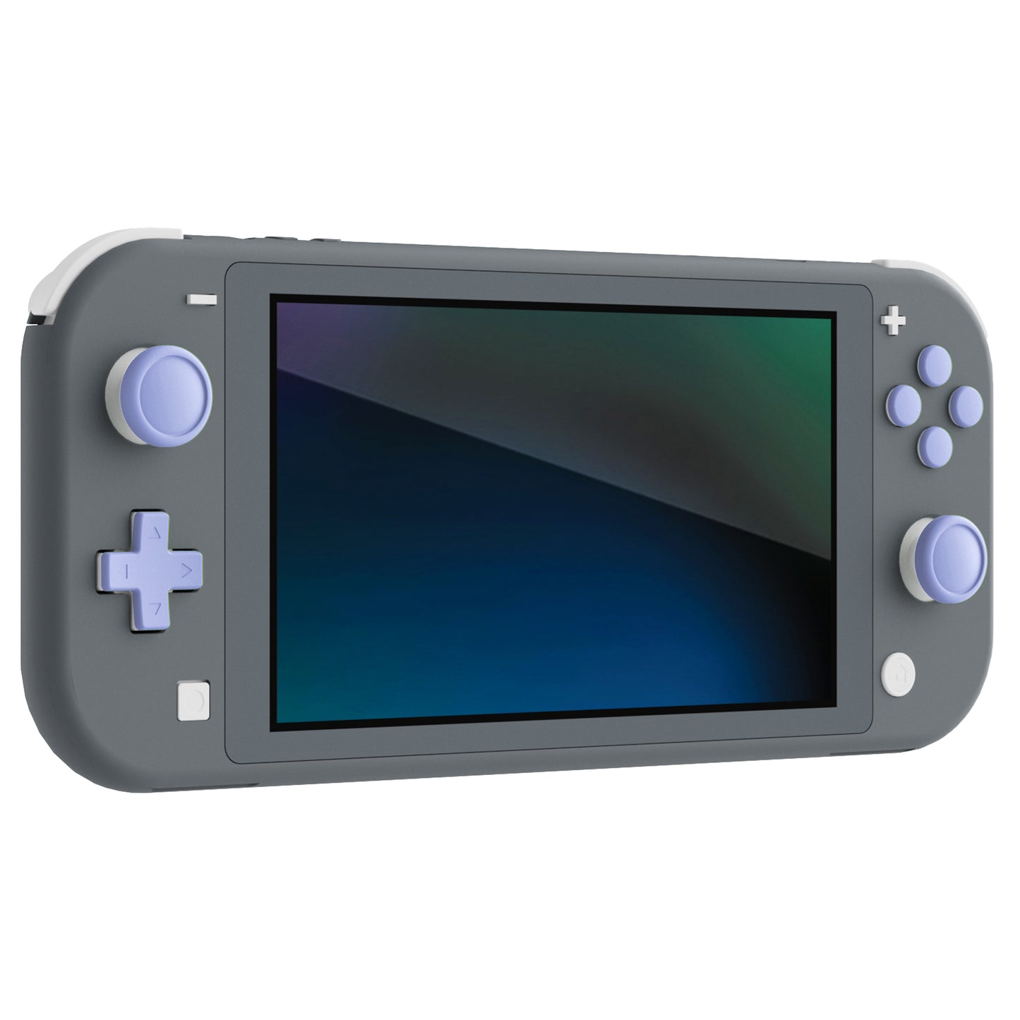 PlayVital シリコンボタンカバーやサムグリップセットSwitch/有機el/Switch Lite対応用、ABXY方向キーボタンキャップ、Switch Lite用 Dパッドボタンキャップ【ライトバイオレット】