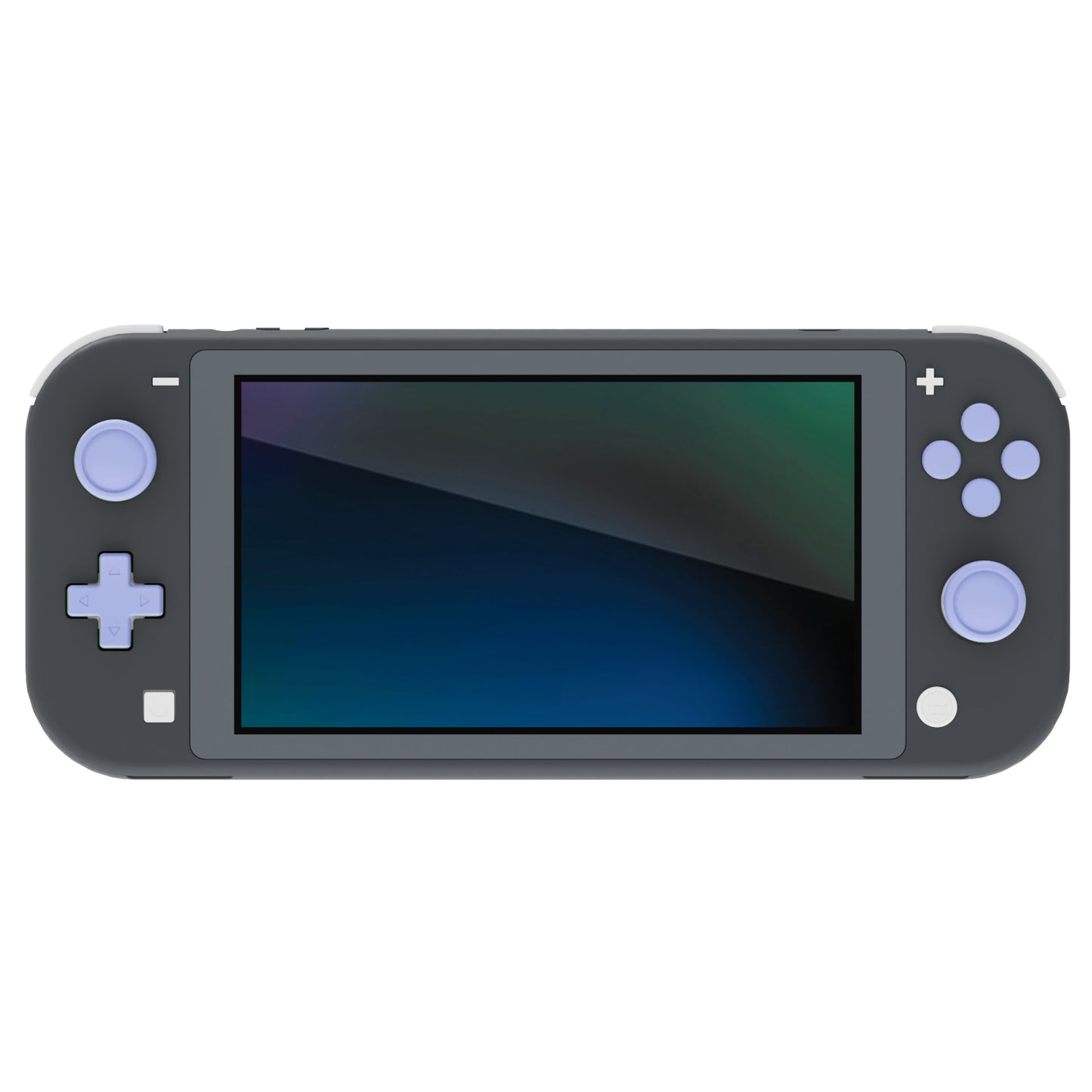 PlayVital シリコンボタンカバーやサムグリップセットSwitch/有機el/Switch Lite対応用、ABXY方向キーボタンキャップ、Switch Lite用 Dパッドボタンキャップ【ライトバイオレット】