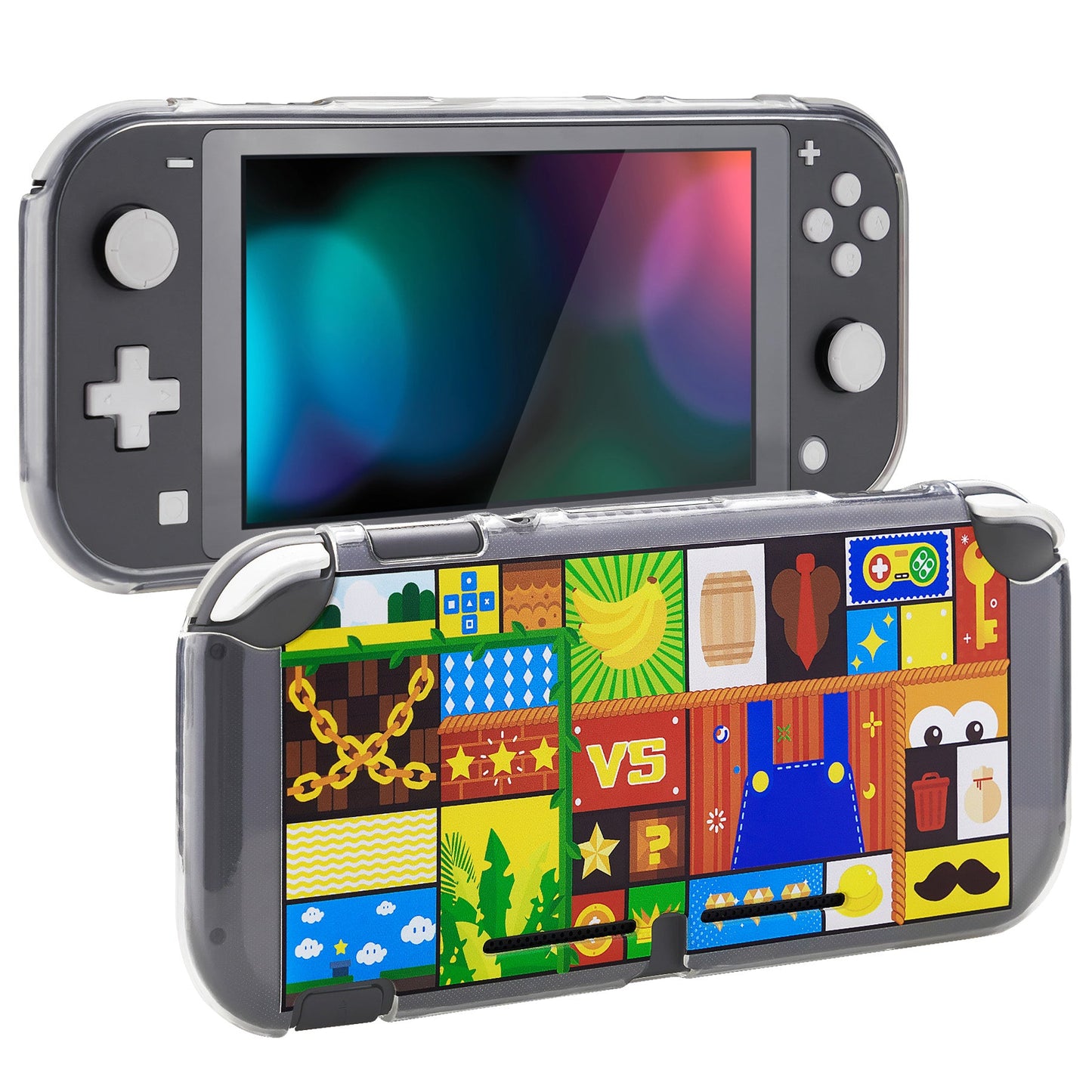 PlayVital Soft TPU Slim Protective Case for NS Switch Lite - Puzzle adventure - LTU6034 PlayVital