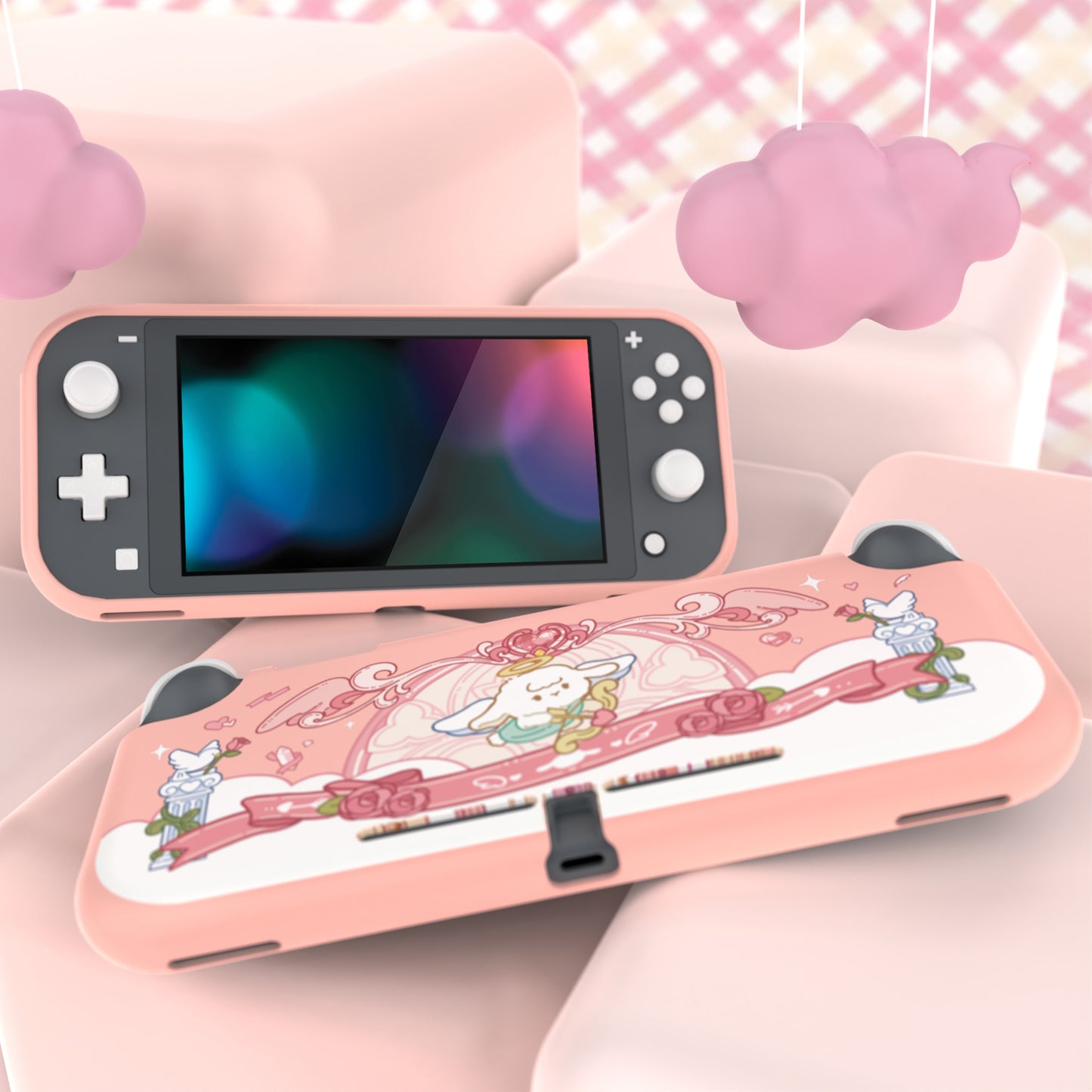 PlayVital NS Switch Lite用ソフトTPUスリム保護ケース【インターン・キューピッド】