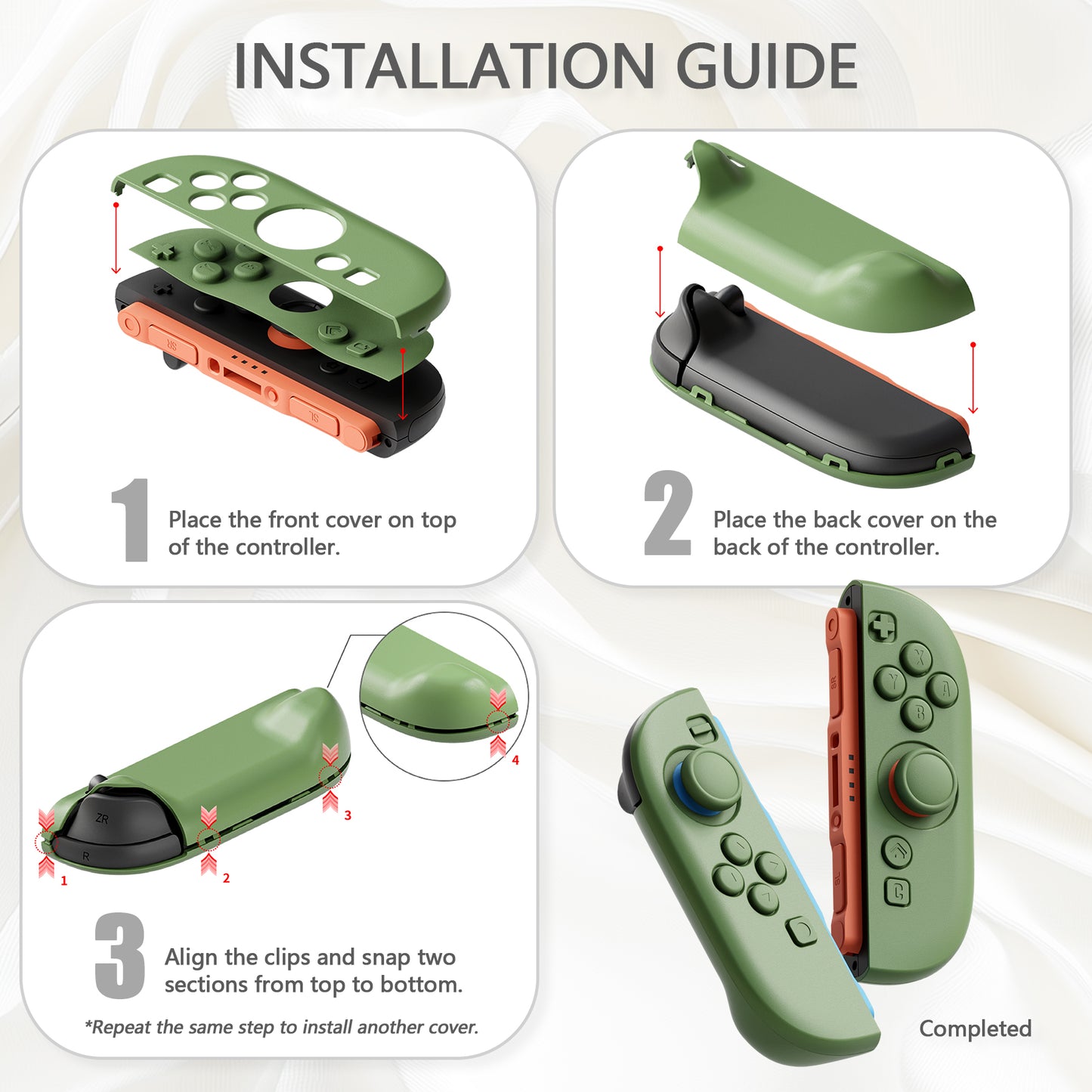 PlayVital Nintendo Switch 2（2025）対応ハードカバー 保護ケース 付けたままドックに対応 折りたたみ式スタンド＆親指グリップ付き【ヘブンブルー】