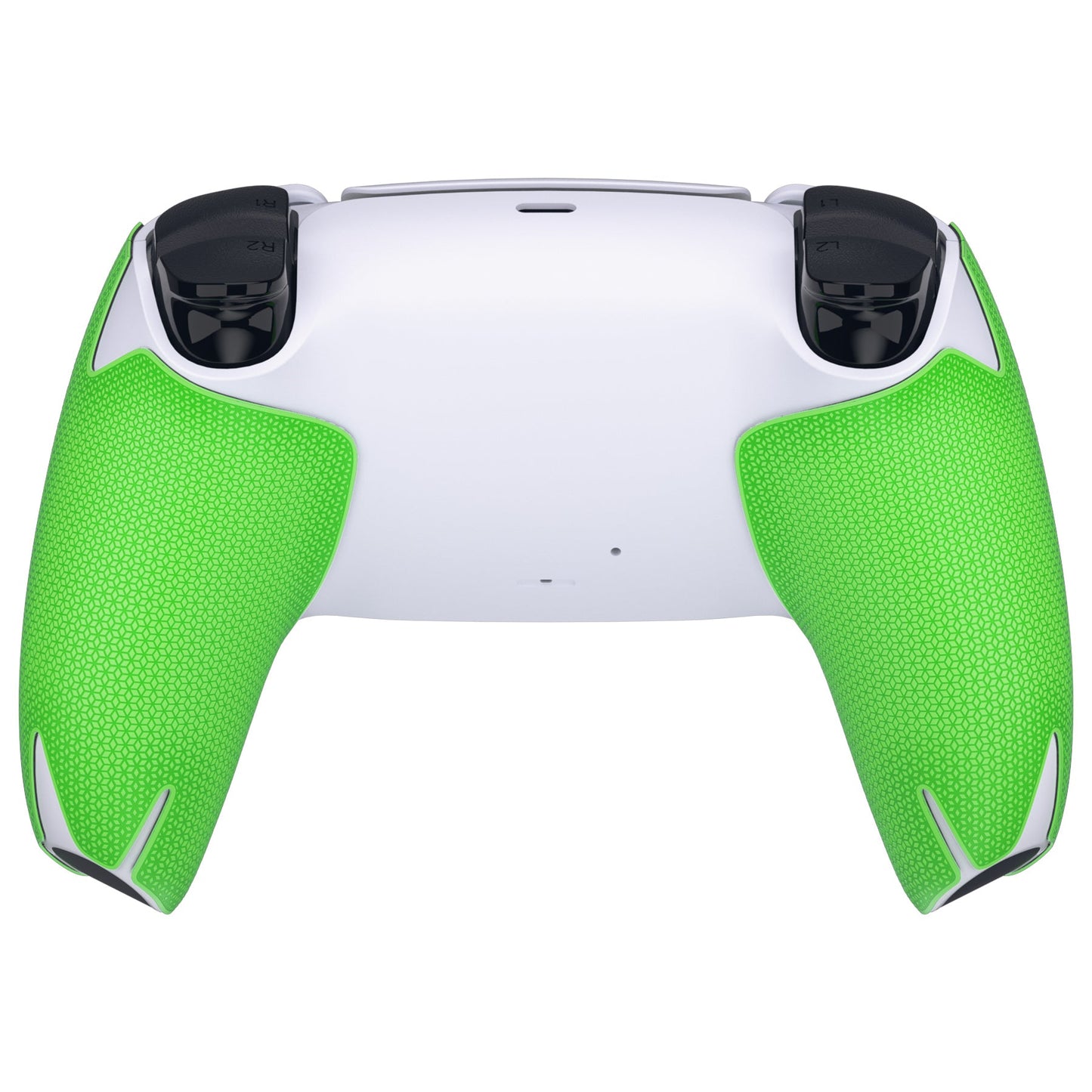 PlayVital Split Design Anti-Skid Sweat-Absorbent Premium Grip for PS5 Controller – Grass Green - FHPFM002 PlayVital