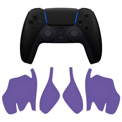 PlayVital Split Design Anti-Skid Sweat-Absorbent Premium Grip for PS5 Controller – Purple - FHPFM005 PlayVital