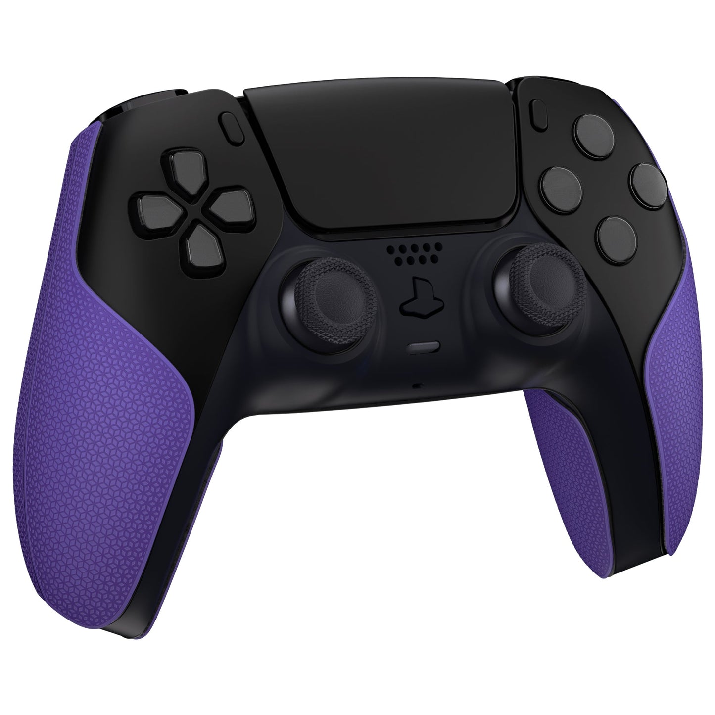 PlayVital Split Design Anti-Skid Sweat-Absorbent Premium Grip for PS5 Controller – Purple - FHPFM005 PlayVital