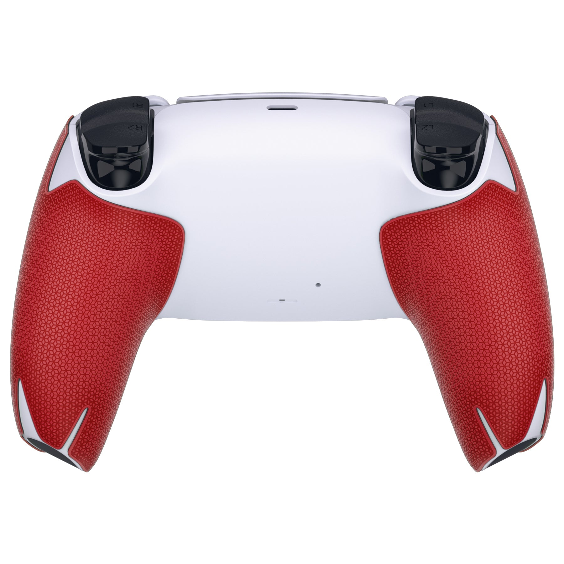 PlayVital Split Design Anti-Skid Sweat-Absorbent Premium Grip for PS5 Controller – Red - FHPFM004 PlayVital