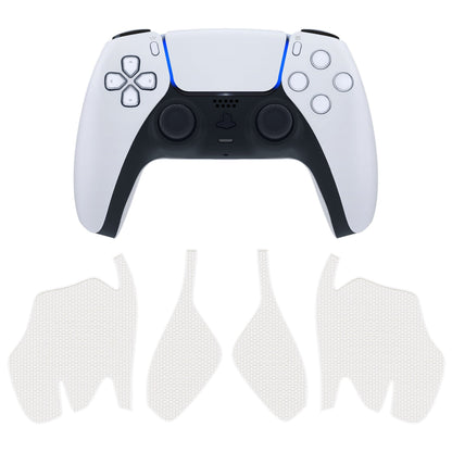 PlayVital Split Design Anti-Skid Sweat-Absorbent Premium Grip for PS5 Controller – White - FHPFM006 PlayVital