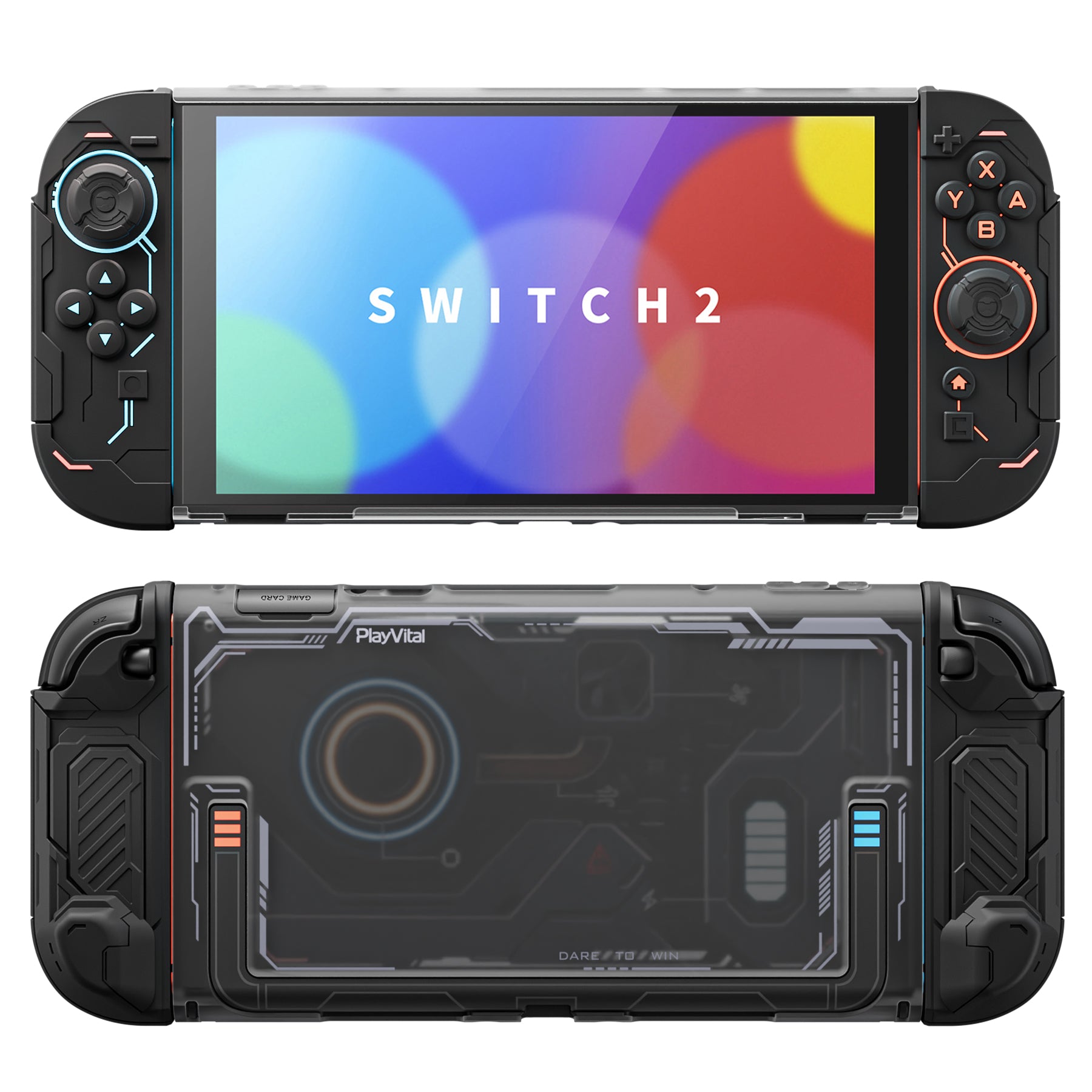 Nintendo Switch専用カバー LAZIRO Nintendo Switch2 ケース 保護カバー グリップケース ブラック