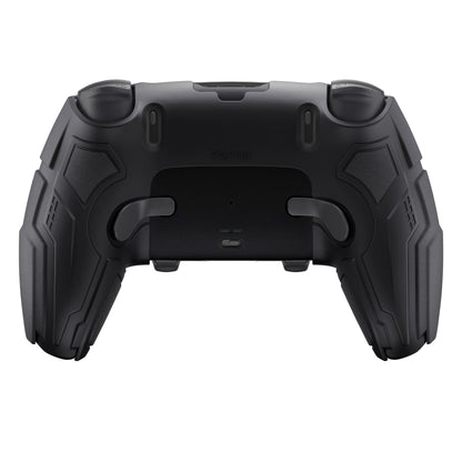 PlayVital メカニカル シリーズ PS5 Edge コントローラー用 シリコンケース ジョイスティックキャップ＆ステッカー付き 滑り止め グリップカバー 【グレー】