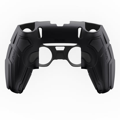 PlayVital メカニカル シリーズ PS5 Edge コントローラー用 シリコンケース ジョイスティックキャップ＆ステッカー付き 滑り止め グリップカバー 【グレー】