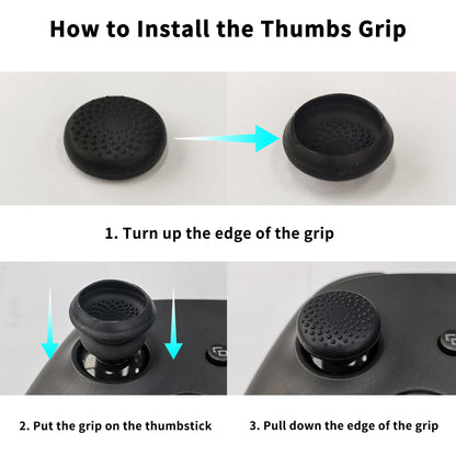 PlayVital Stellar Mecha シリコンカバー スキン for Xbox Series X/S コントローラー サムグリップ & ステッカー付／滑り止めグリッププロテクター【アーミーグリーン＆セージグリーン】