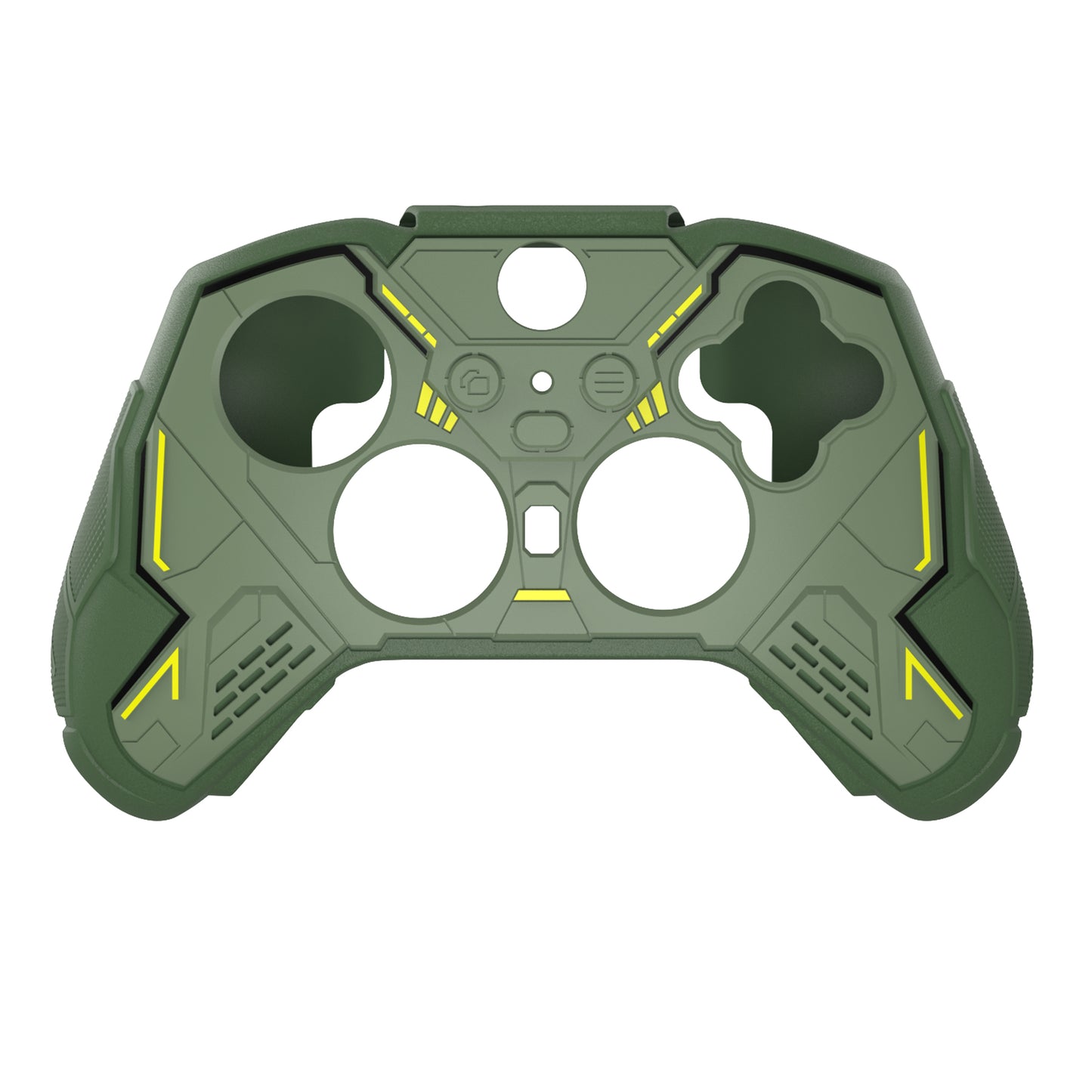 PlayVital Stellar Mecha シリコンカバー スキン＆サムグリップ＆ステッカー付き Xbox Elite Series 2 & Elite Series 2 Core コントローラー対応【アーミーグリーン＆レーシンググリーン】