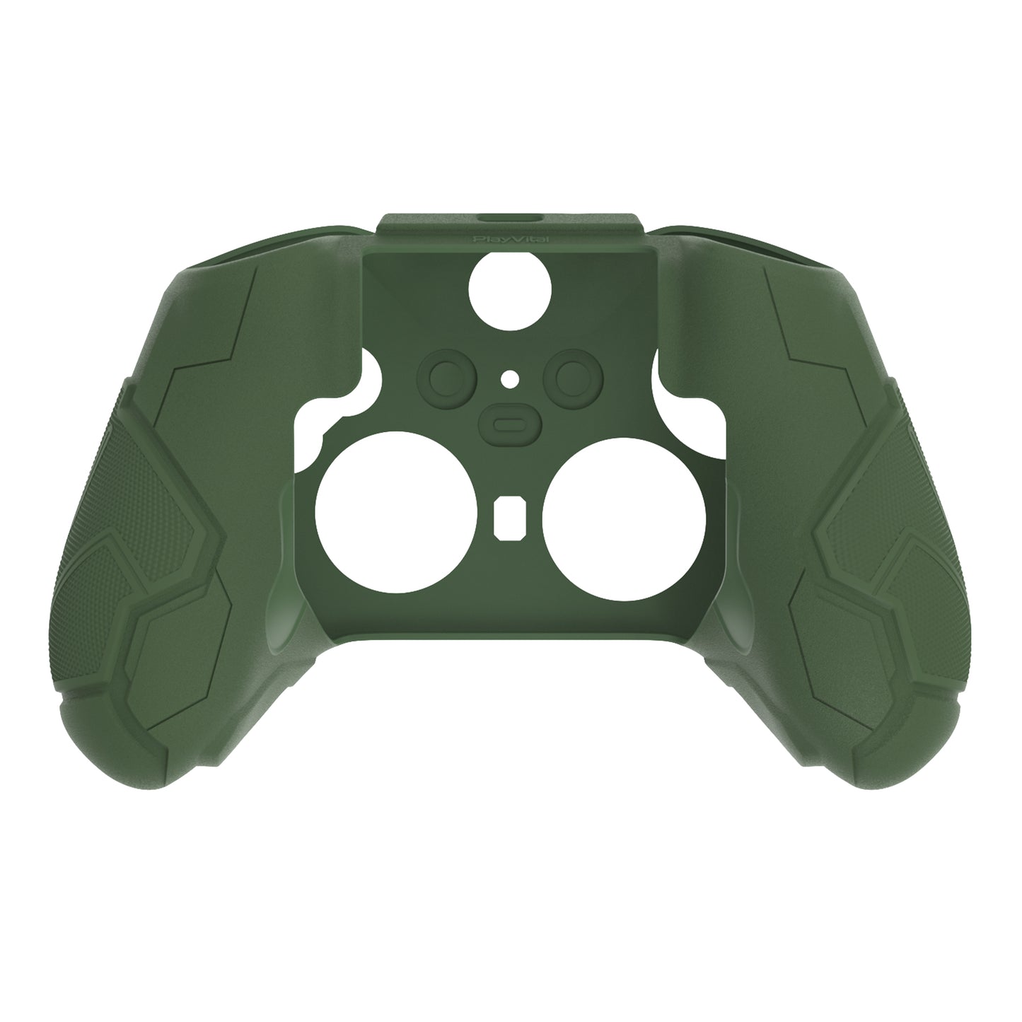 PlayVital Stellar Mecha シリコンカバー スキン＆サムグリップ＆ステッカー付き Xbox Elite Series 2 & Elite Series 2 Core コントローラー対応【アーミーグリーン＆レーシンググリーン】