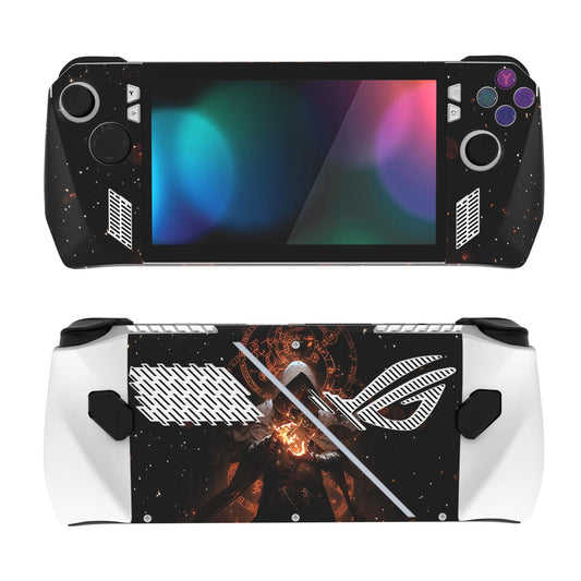 PlayVital Summon of Flame Custom Stickers Vinyl Wraps Protective Skin Decal for ROG Ally Handheld Gaming Console - RGTM020 PlayVital