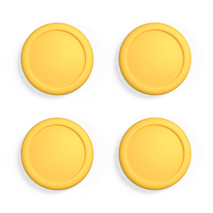 PlayVital Joystick Caps for Nintendo Switch, Thumbstick Caps for Switch Lite, Analog Cover for Switch OLED Joycon Thumb Grip Caps for Switch & Switch Lite & Switch OLED - Banana Yellow - NJM1198 playvital