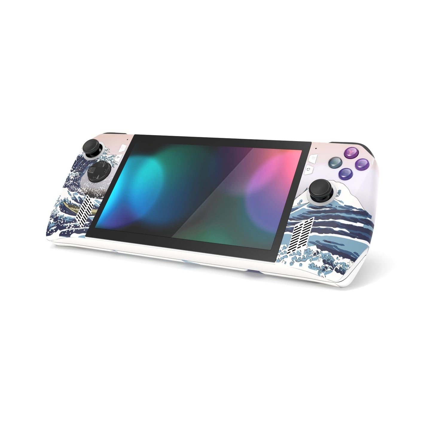 PlayVital The Great Wave Custom Stickers Vinyl Wraps Protective Skin Decal for ROG Ally Handheld Gaming Console - RGTM015 PlayVital