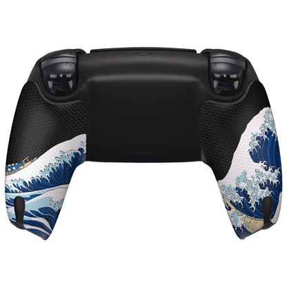 PlayVital The Great Wave Off Kanagawa Anti-Skid Sweat-Absorbent Controller Grip for PS5 Controller - PFPJ130 PlayVital