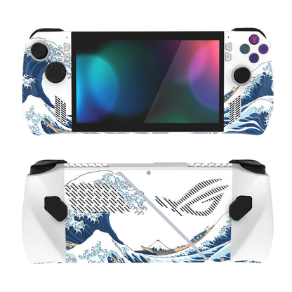 PlayVital The Great Wave off Kanagawa Custom Stickers Vinyl Wraps Protective Skin Decal for ROG Ally Handheld Gaming Console - RGTM016 PlayVital