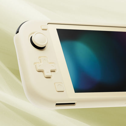 PlayVital Twilight ハード保護ケース スクリーン保護フィルム＆サムグリップ＆シリコンボタンカバー付き Nintendo Switch Lite用【アイボリー】