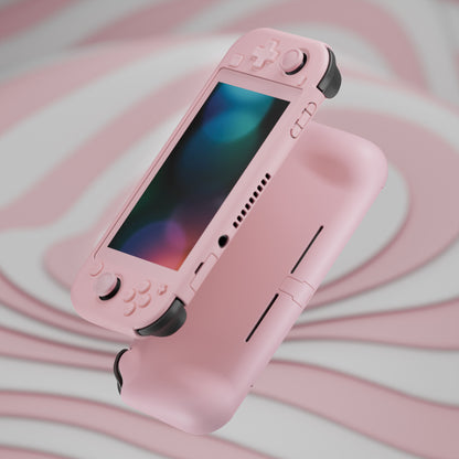 PlayVital Twilight ハード保護ケース スクリーン保護フィルム＆サムグリップ＆シリコンボタンカバー付き Nintendo Switch Lite用【ブロッサムピンク】