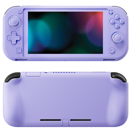 PlayVital Twilight ハード保護ケース スクリーン保護フィルム＆サムグリップ＆シリコンボタンカバー付き Nintendo Switch Lite用【ライトバイオレット】