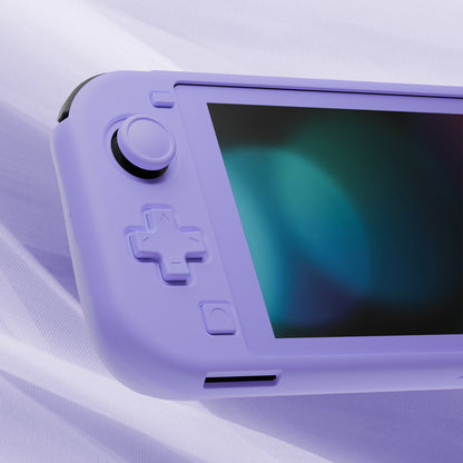 PlayVital Twilight ハード保護ケース スクリーン保護フィルム＆サムグリップ＆シリコンボタンカバー付き Nintendo Switch Lite用【ライトバイオレット】