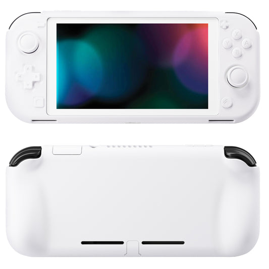 PlayVital Twilight ハード保護ケース スクリーン保護フィルム＆サムグリップ＆シリコンボタンカバー付き Nintendo Switch Lite用【ホワイト】