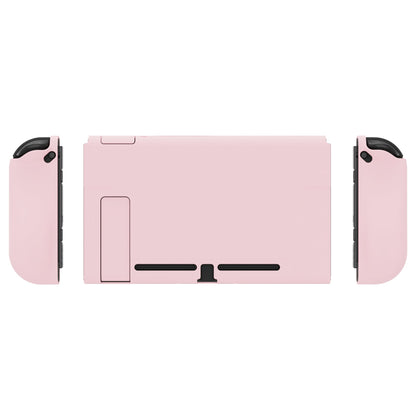 PlayVital UPGRADED Dockable Hard Shell Protective Case for NS Switch - Cherry Blossoms Pink - ANSP3010 PlayVital