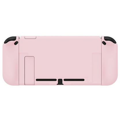 PlayVital UPGRADED Dockable Hard Shell Protective Case for NS Switch - Cherry Blossoms Pink - ANSP3010 PlayVital