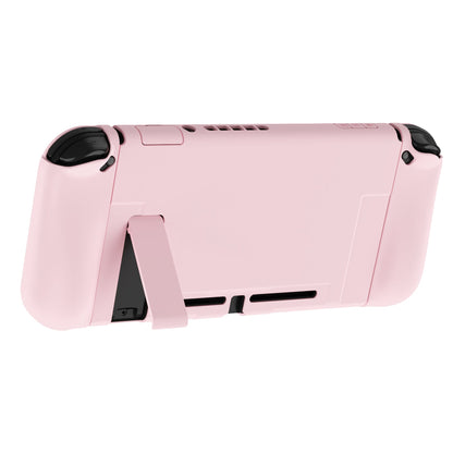 PlayVital UPGRADED Dockable Hard Shell Protective Case for NS Switch - Cherry Blossoms Pink - ANSP3010 PlayVital