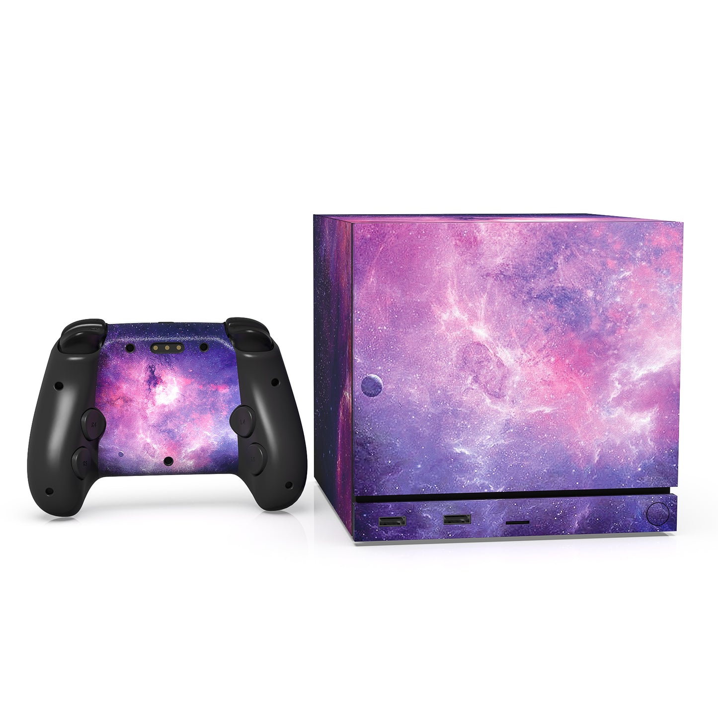 PlayVital Steam Machine本体・Steam Controller用 スキンシールセット (2026) 【ネビュラギャラクシー】