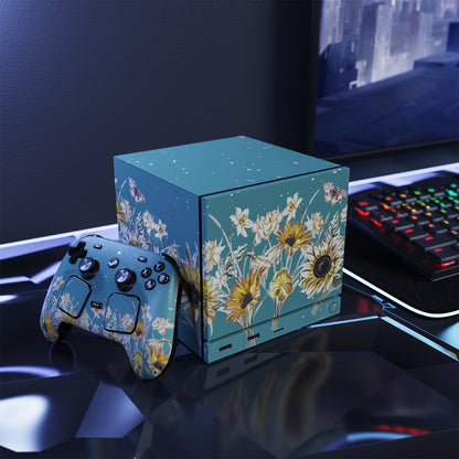 PlayVital Steam Machine本体・Steam Controller用 スキンシールセット (2026) 【ひまわり】
