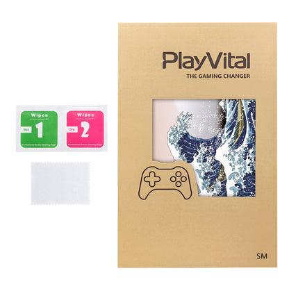 PlayVital Steam Machine本体・Steam Controller用 スキンシールセット (2026) 【グレートウェーブ】