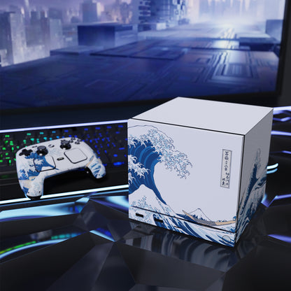 PlayVital Steam Machine本体・Steam Controller用 スキンシールセット (2026) 【神奈川の浪】