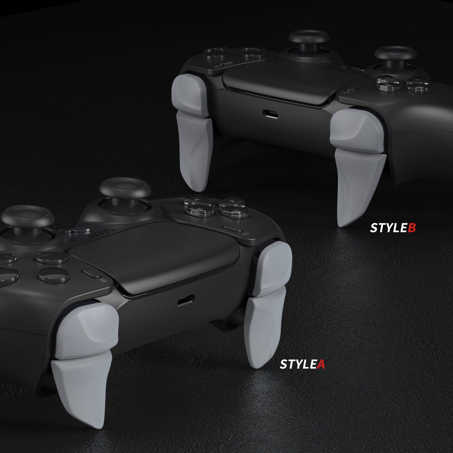 PlayVital Blade 2 Pair Shoulder Buttons Extension Triggers for PS5 & PS5 Edge Controller & PS Portal Remote Player - Wood Grain - PFPJ143 (Copy) PlayVital
