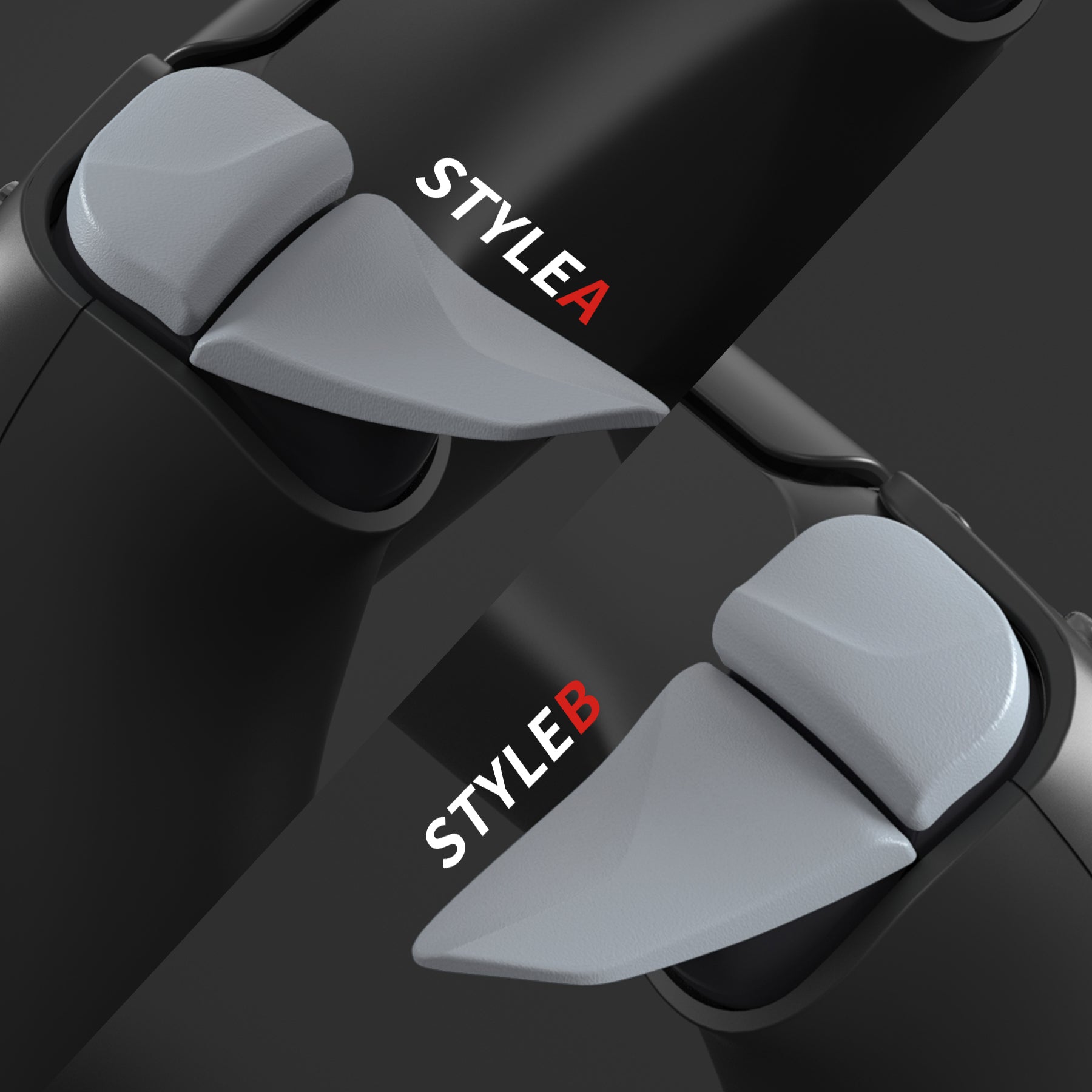 PlayVital Blade 2 Pair Shoulder Buttons Extension Triggers for PS5 & PS5 Edge Controller & PS Portal Remote Player - Wood Grain - PFPJ143 (Copy) PlayVital