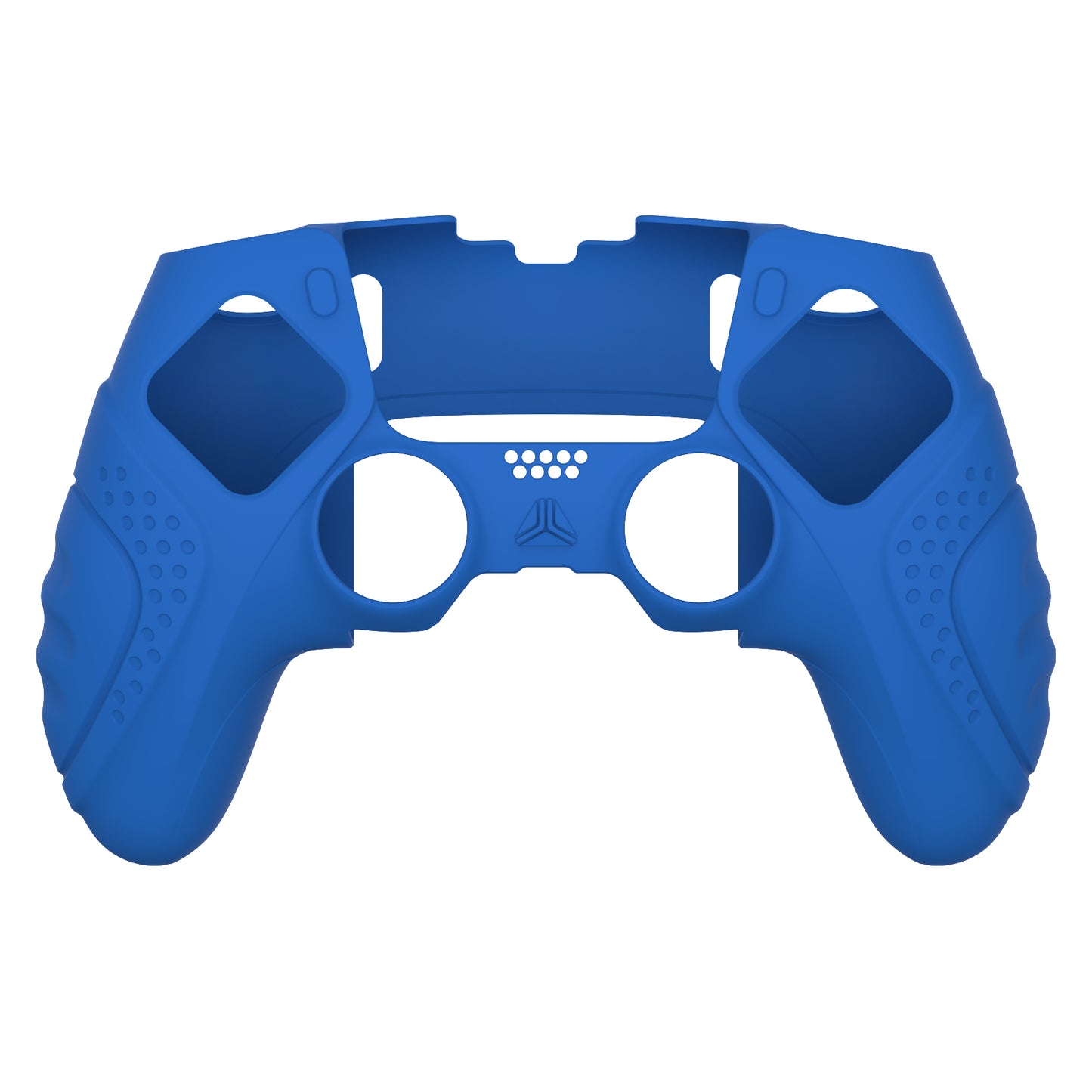 PlayVital Guardian Edition 滑り止め人間工学シリコンカバーケース 親指グリップキャップ付き PS5 Edge コントローラー用【ブルー】