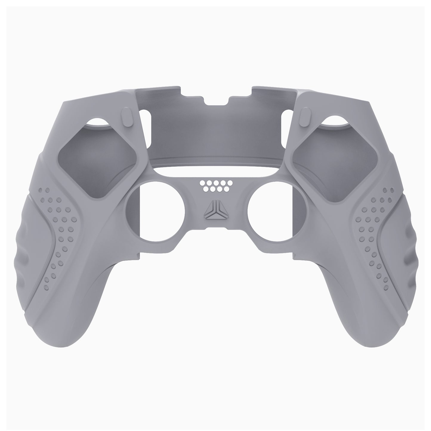 PlayVital Guardian Edition 滑り止め人間工学シリコンカバーケース 親指グリップキャップ付き PS5 Edge コントローラー用【灰色】