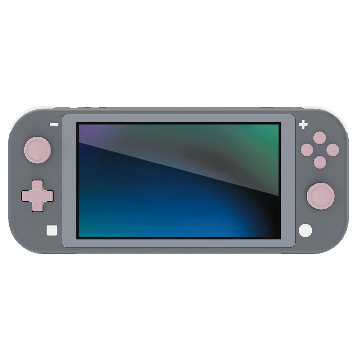 PlayVital シリコンボタンカバーやサムグリップセットSwitch/有機el/Switch Lite対応用、ABXY方向キーボタンキャップ、Switch Lite用 Dパッドボタンキャップ【ピンク】