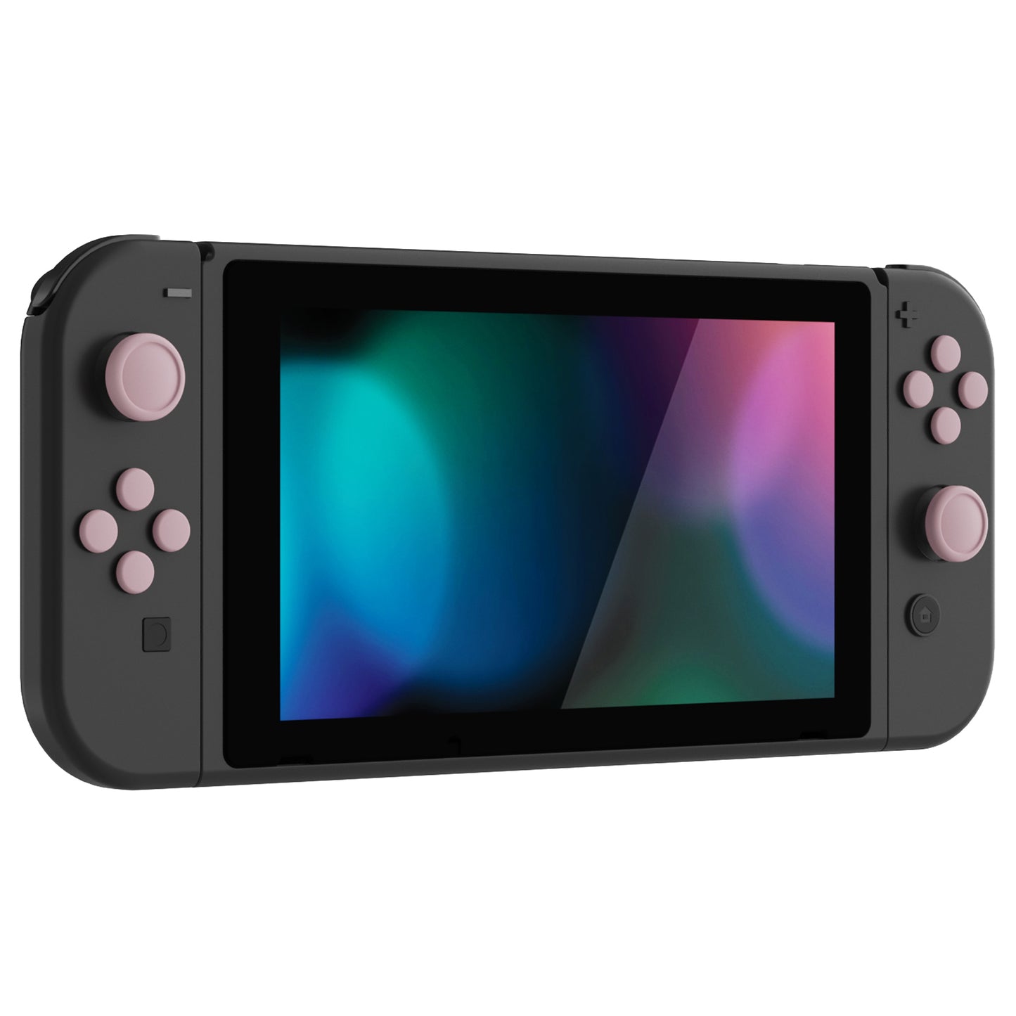 PlayVital シリコンボタンカバーやサムグリップセットSwitch/有機el/Switch Lite対応用、ABXY方向キーボタンキャップ、Switch Lite用 Dパッドボタンキャップ【ピンク】