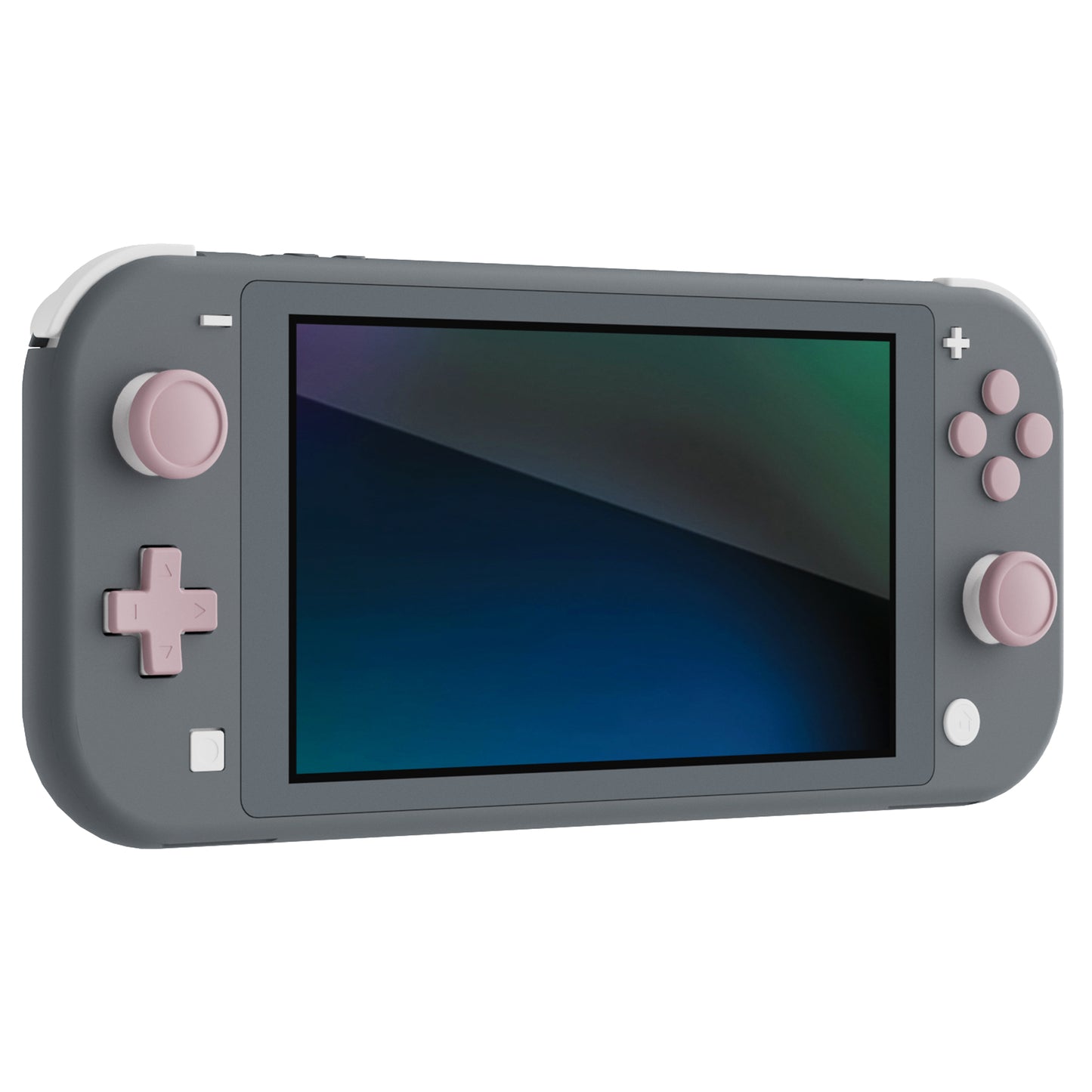 PlayVital シリコンボタンカバーやサムグリップセットSwitch/有機el/Switch Lite対応用、ABXY方向キーボタンキャップ、Switch Lite用 Dパッドボタンキャップ【ピンク】