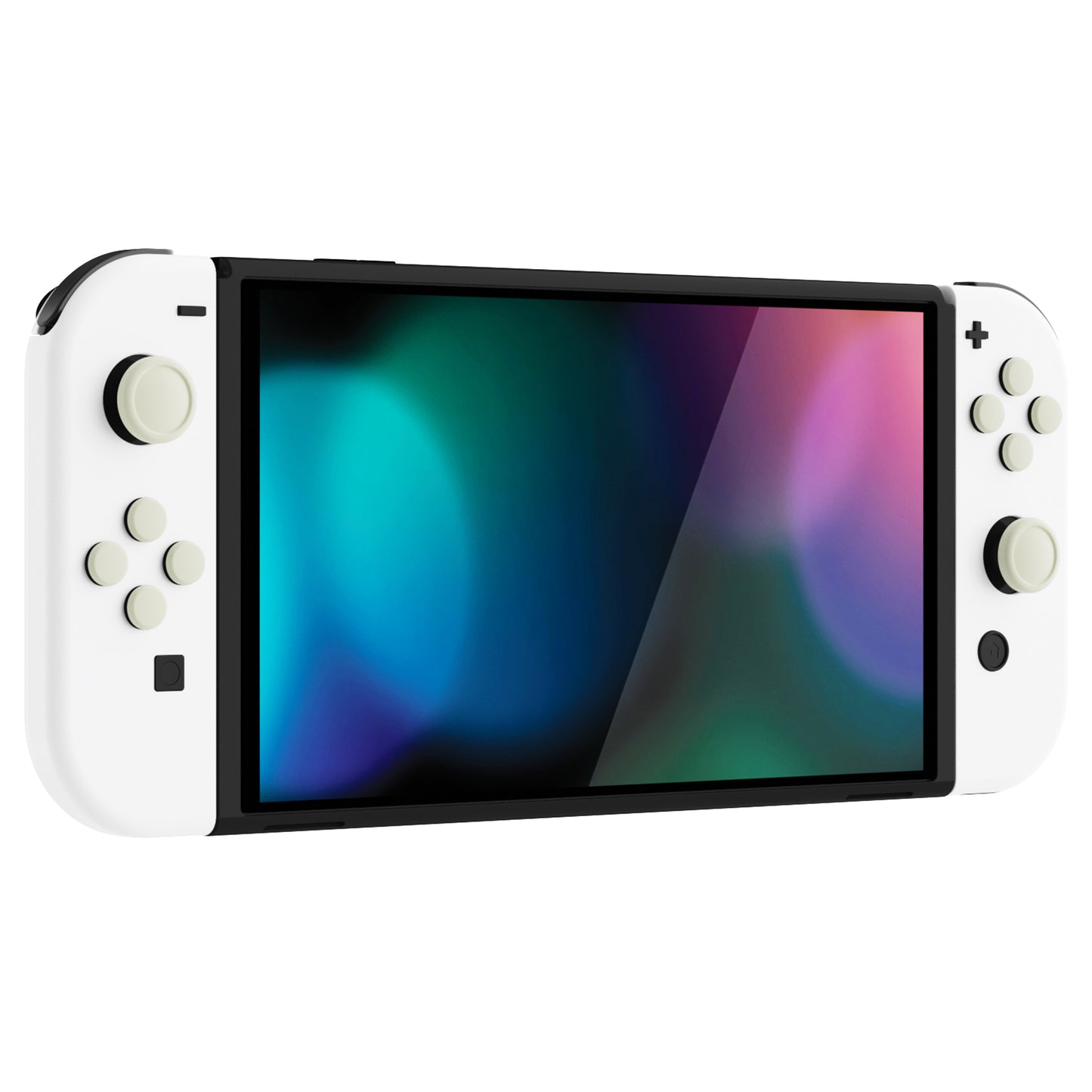 PlayVital シリコンボタンカバーやサムグリップセットSwitch/有機el/Switch Lite対応用、ABXY方向キーボタンキャップ、Switch Lite用 Dパッドボタンキャップ【アイボリー】