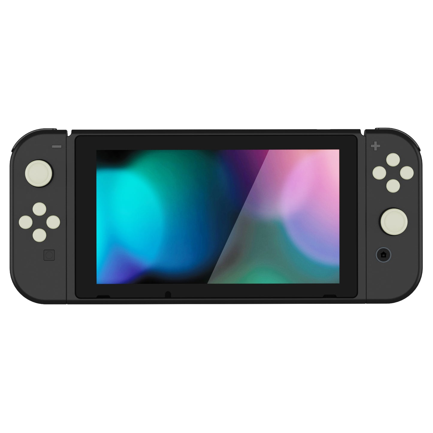 PlayVital シリコンボタンカバーやサムグリップセットSwitch/有機el/Switch Lite対応用、ABXY方向キーボタンキャップ、Switch Lite用 Dパッドボタンキャップ【アイボリー】