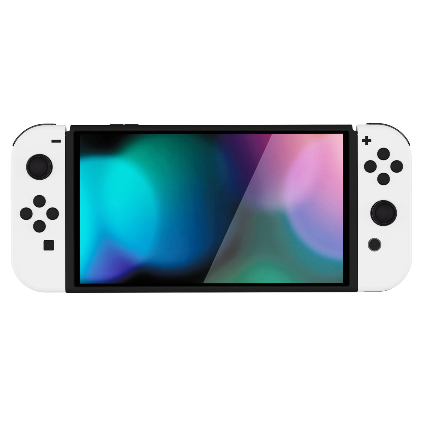 PlayVital シリコンボタンカバーやサムグリップセットSwitch/有機el/Switch Lite対応用、ABXY方向キーボタンキャップ、Switch Lite用 Dパッドボタンキャップ【ブラック】
