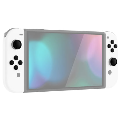 PlayVital シリコンボタンカバーやサムグリップセットSwitch/有機el/Switch Lite対応用、ABXY方向キーボタンキャップ、Switch Lite用 Dパッドボタンキャップ【ブラック】