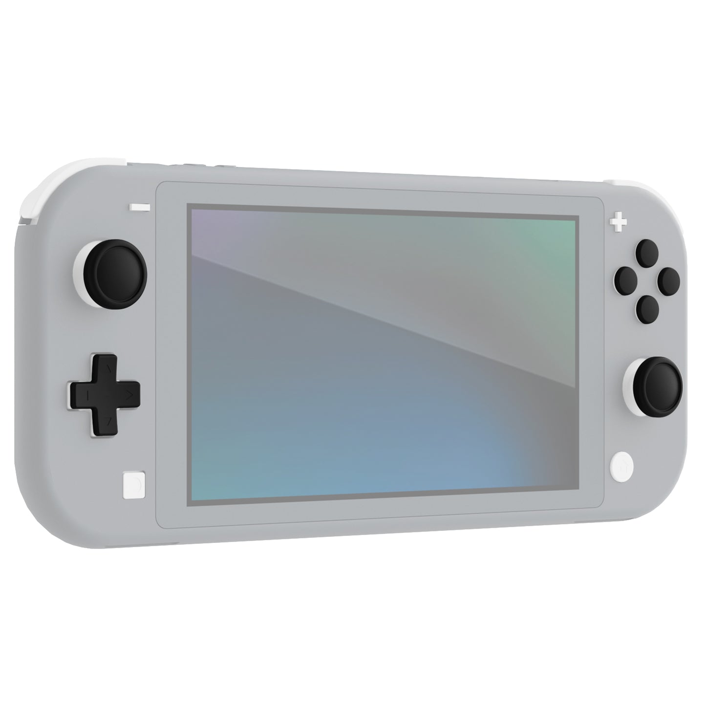 PlayVital シリコンボタンカバーやサムグリップセットSwitch/有機el/Switch Lite対応用、ABXY方向キーボタンキャップ、Switch Lite用 Dパッドボタンキャップ【ブラック】