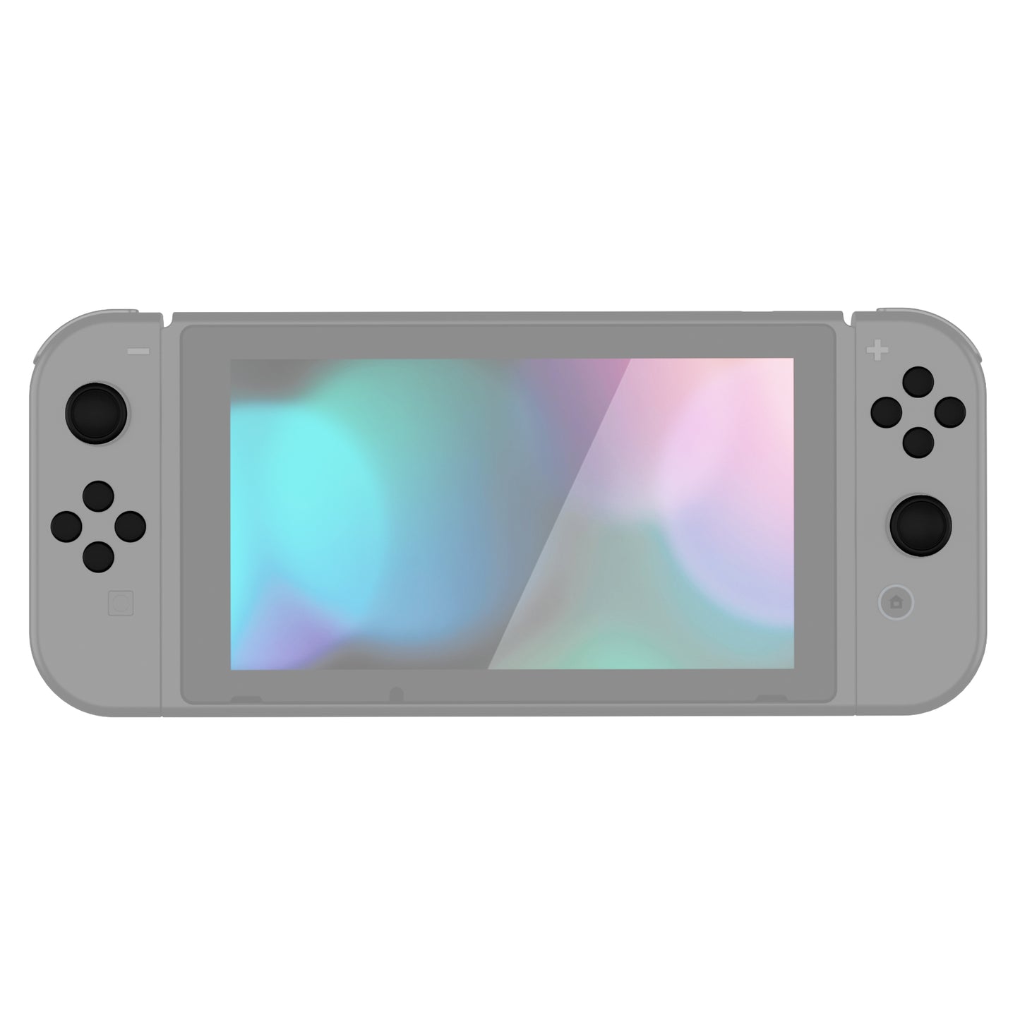 PlayVital シリコンボタンカバーやサムグリップセットSwitch/有機el/Switch Lite対応用、ABXY方向キーボタンキャップ、Switch Lite用 Dパッドボタンキャップ【ブラック】