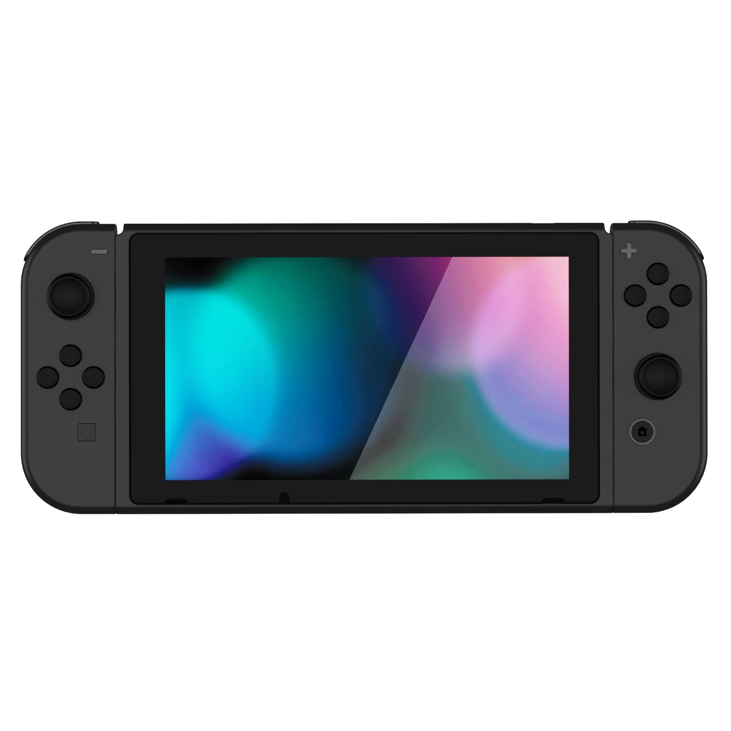PlayVital シリコンボタンカバーやサムグリップセットSwitch/有機el/Switch Lite対応用、ABXY方向キーボタンキャップ、Switch Lite用 Dパッドボタンキャップ【ブラック】