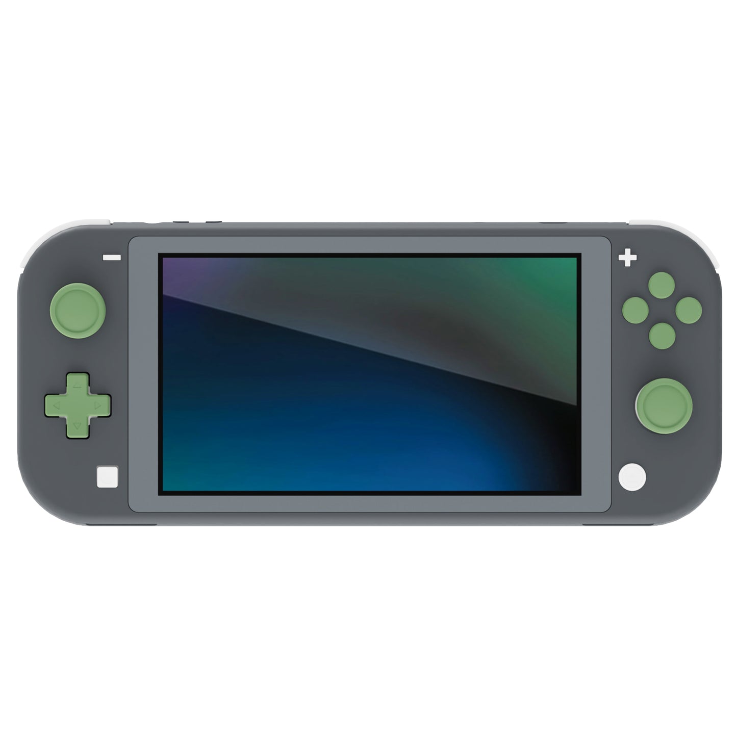 PlayVital シリコンボタンカバーやサムグリップセットSwitch/有機el/Switch Lite対応用、ABXY方向キーボタンキャップ、Switch Lite用 Dパッドボタンキャップ【抹茶グリーン】
