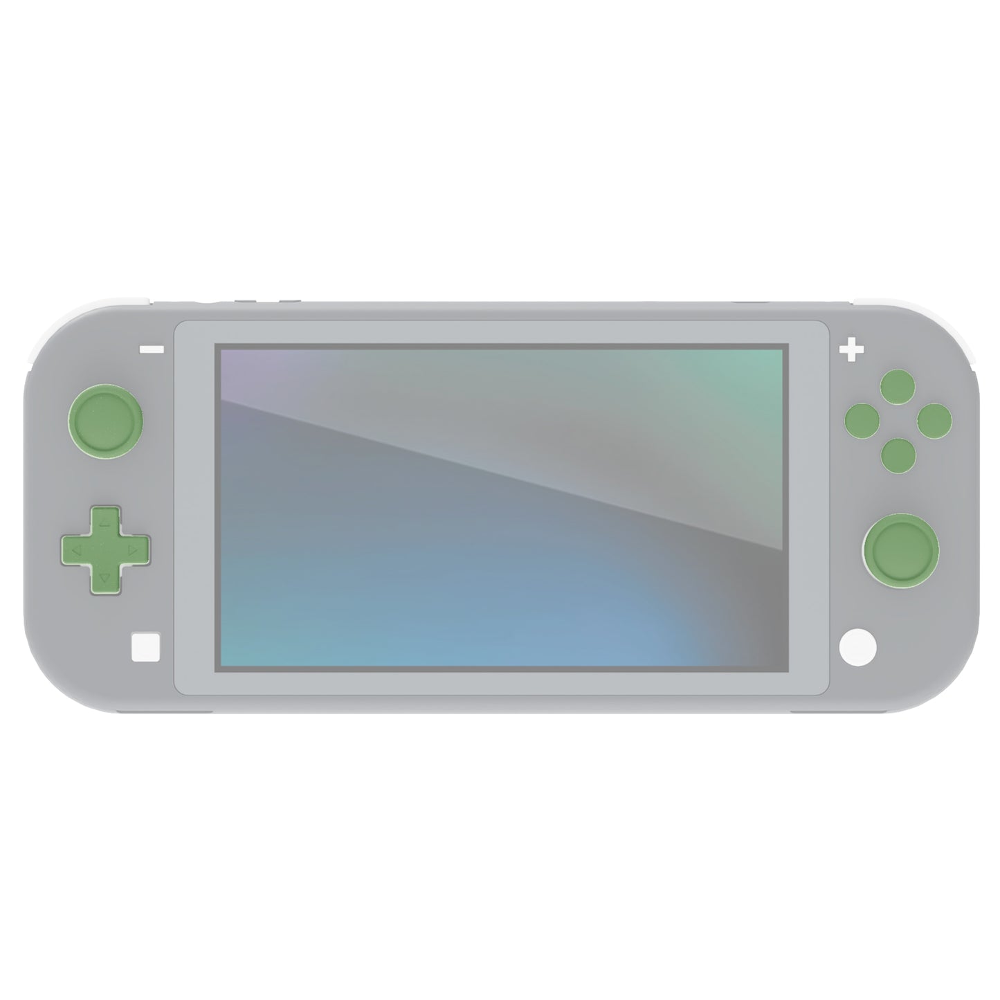PlayVital シリコンボタンカバーやサムグリップセットSwitch/有機el/Switch Lite対応用、ABXY方向キーボタンキャップ、Switch Lite用 Dパッドボタンキャップ【抹茶グリーン】