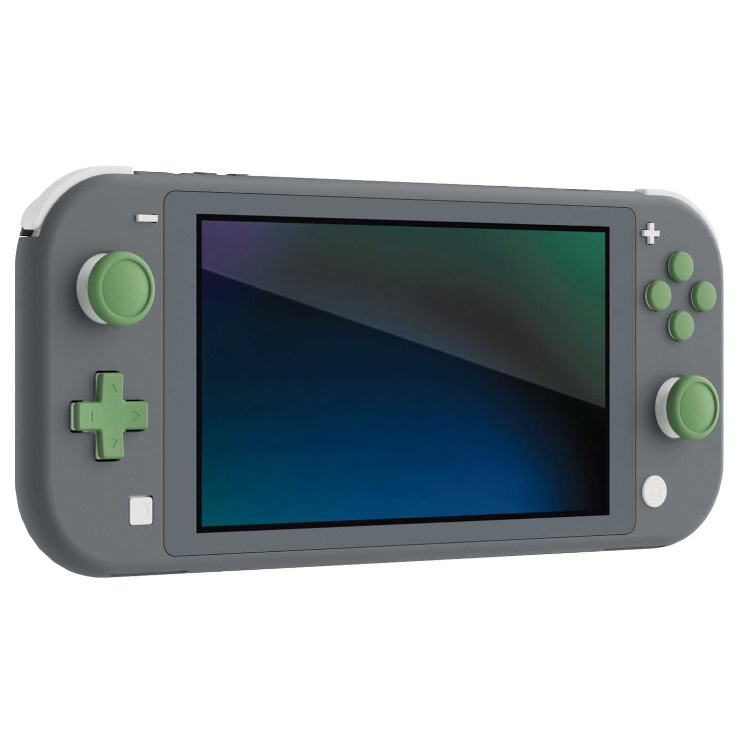 PlayVital シリコンボタンカバーやサムグリップセットSwitch/有機el/Switch Lite対応用、ABXY方向キーボタンキャップ、Switch Lite用 Dパッドボタンキャップ【抹茶グリーン】